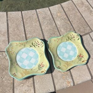 Capriware Botanical Floral Medium Plate Dish